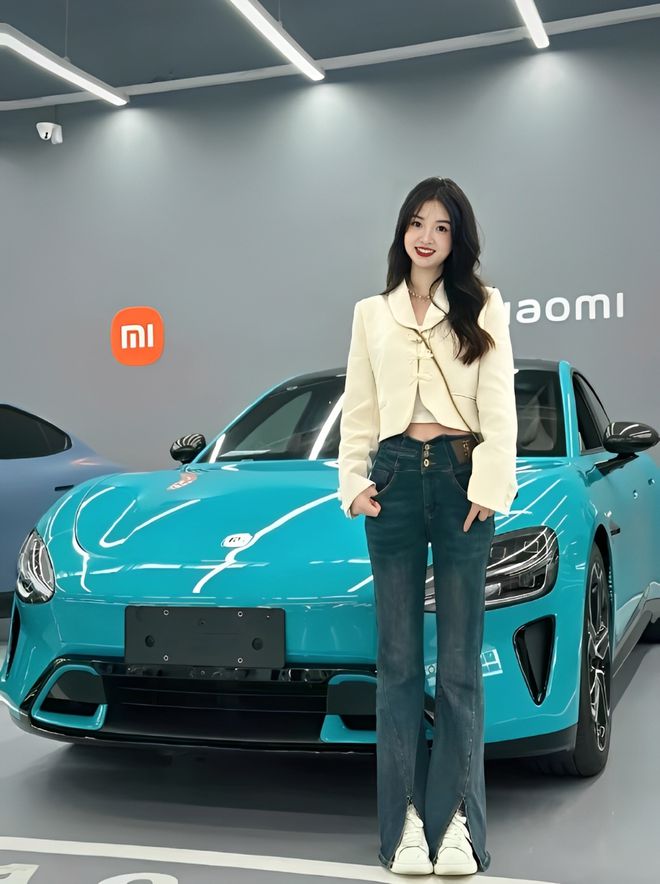 质量都这么高的吗？仙女也就长这样吧麻将胡了试玩小米SU7的美女车主(图7)