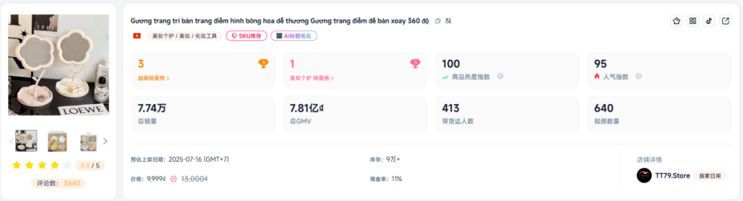 23%登顶TikTok类目Top1麻将胡了免费试玩一周销量暴涨21